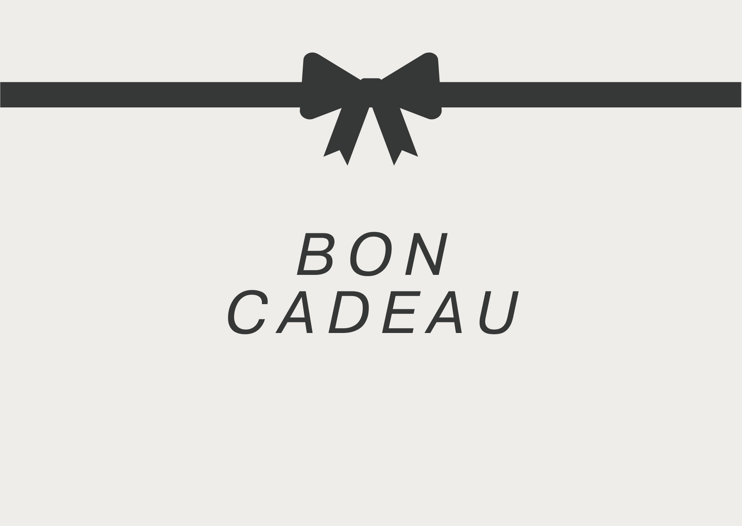 Bon cadeau